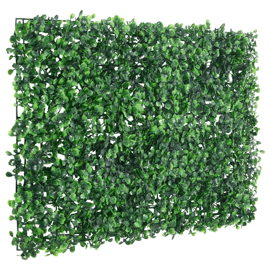 Vidaxl hek met kunstheester 6 st 40x60 cm groen