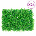 Vidaxl hek met kunstvarenblad 24 st 40x60 cm groen