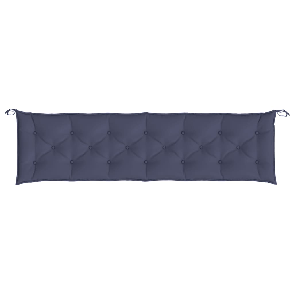 VidaXL Gartenbankkissen 200x50x7 cm Oxford-Gewebe Marineblau