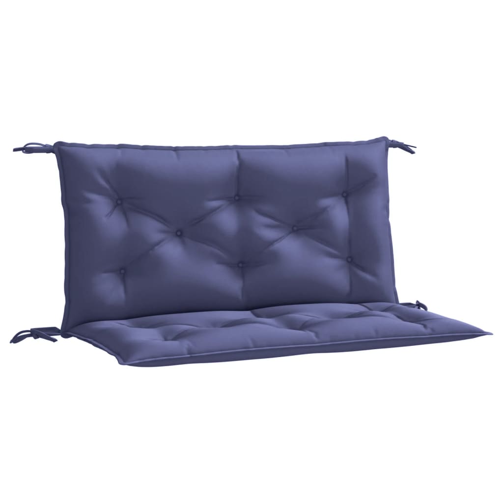 VidaXL Gartenbankkissen, 2 Stück, 100 x 50 x 7 cm, Oxford-Gewebe, Marineblau