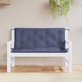 VidaXL Gartenbankkissen, 2 Stück, 120 x 50 x 7 cm, Oxford-Gewebe, Marineblau
