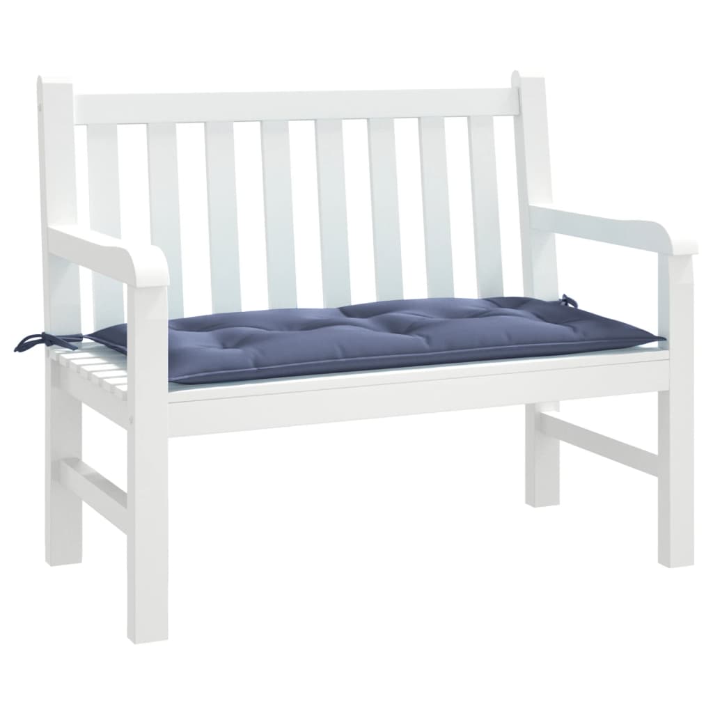 VidaXL Gartenbankkissen 110x50x7 cm Oxford-Gewebe Marineblau