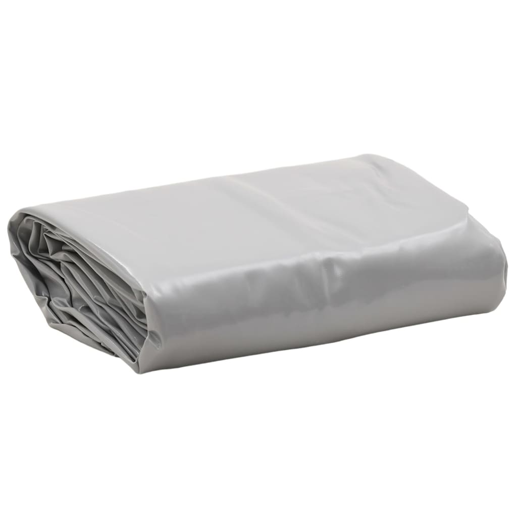 VidaXL Plane 650 g/m² ø 2,8 m grau