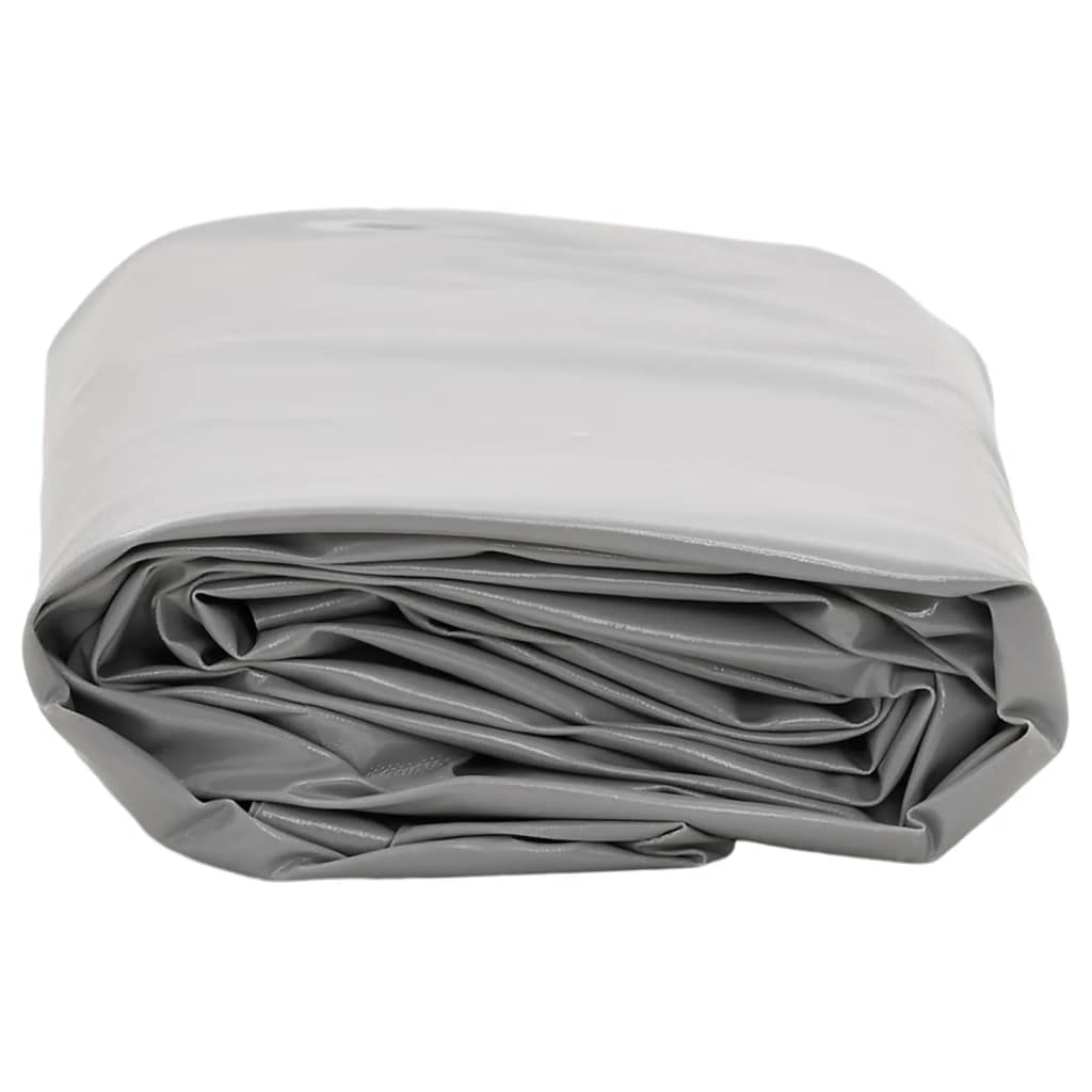 VidaXL Plane 650 g/m² ø 2,8 m grau