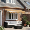 Vidaxl vervangingsdoek voor luifel 300x250 cm polyester meerkleurig