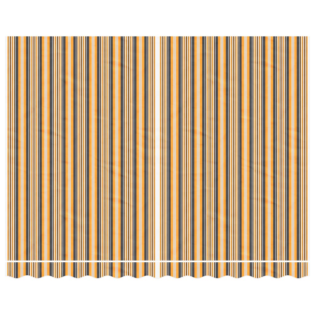 Vidaxl vervangingsdoek voor luifel gestreept 3,5x2,5 m meerkleurig