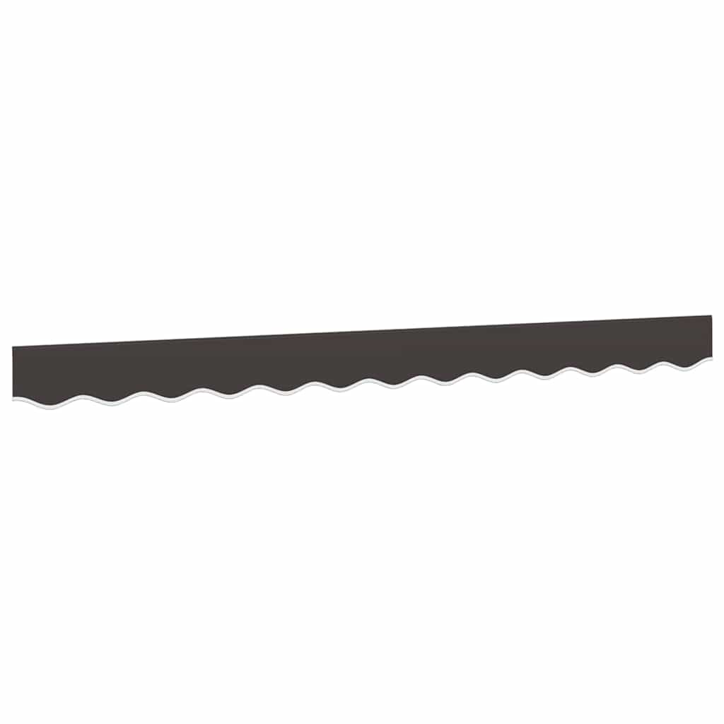 VidaXL Ersatz-Markisenrockstoff, gestreift, 3,5 m, Anthrazit