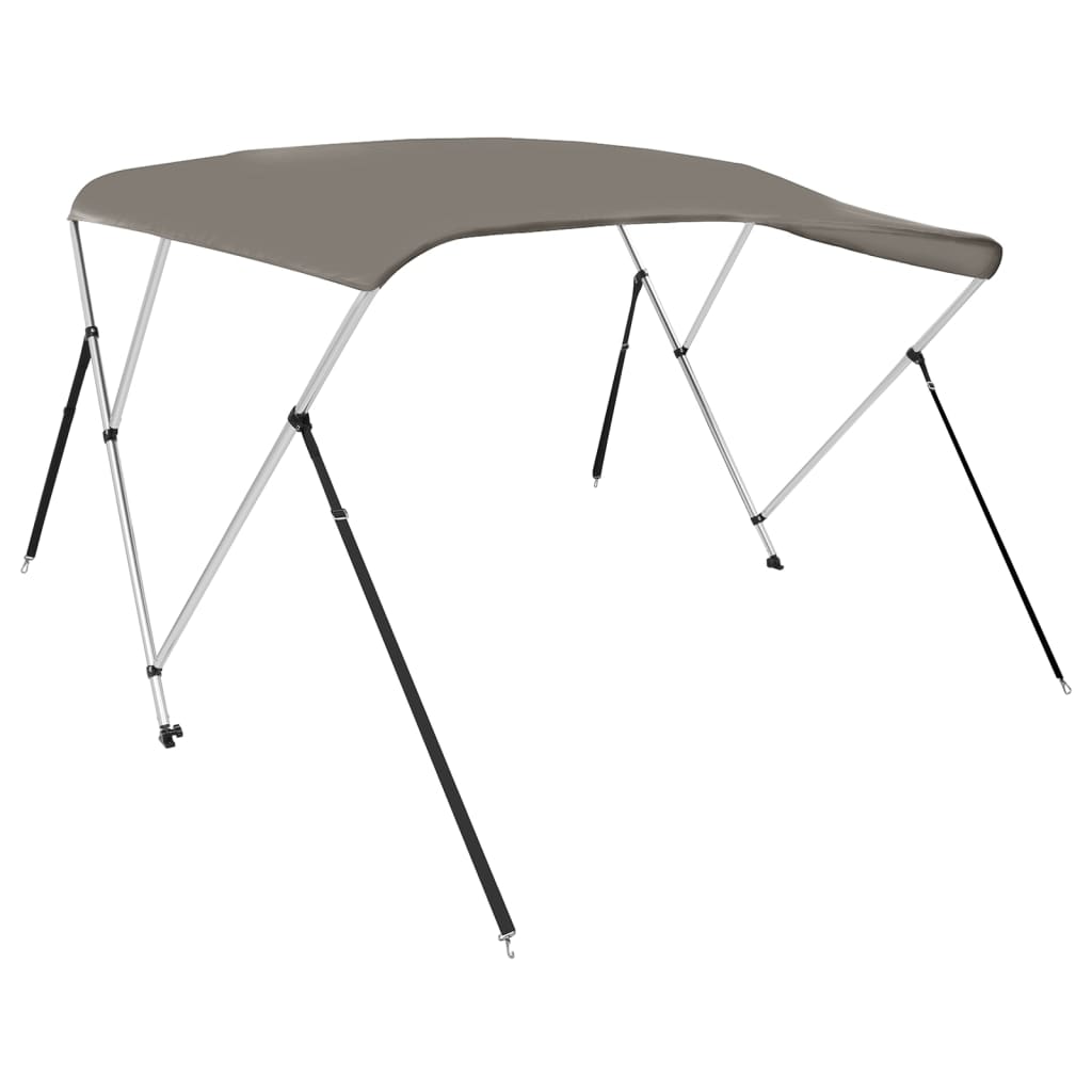 VidaXL Biminitop 3-Bügel 183x180x137 cm Grau