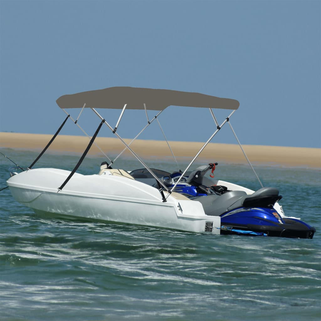 VidaXL Biminitop 4-Bügel 243x180x137 cm Grau