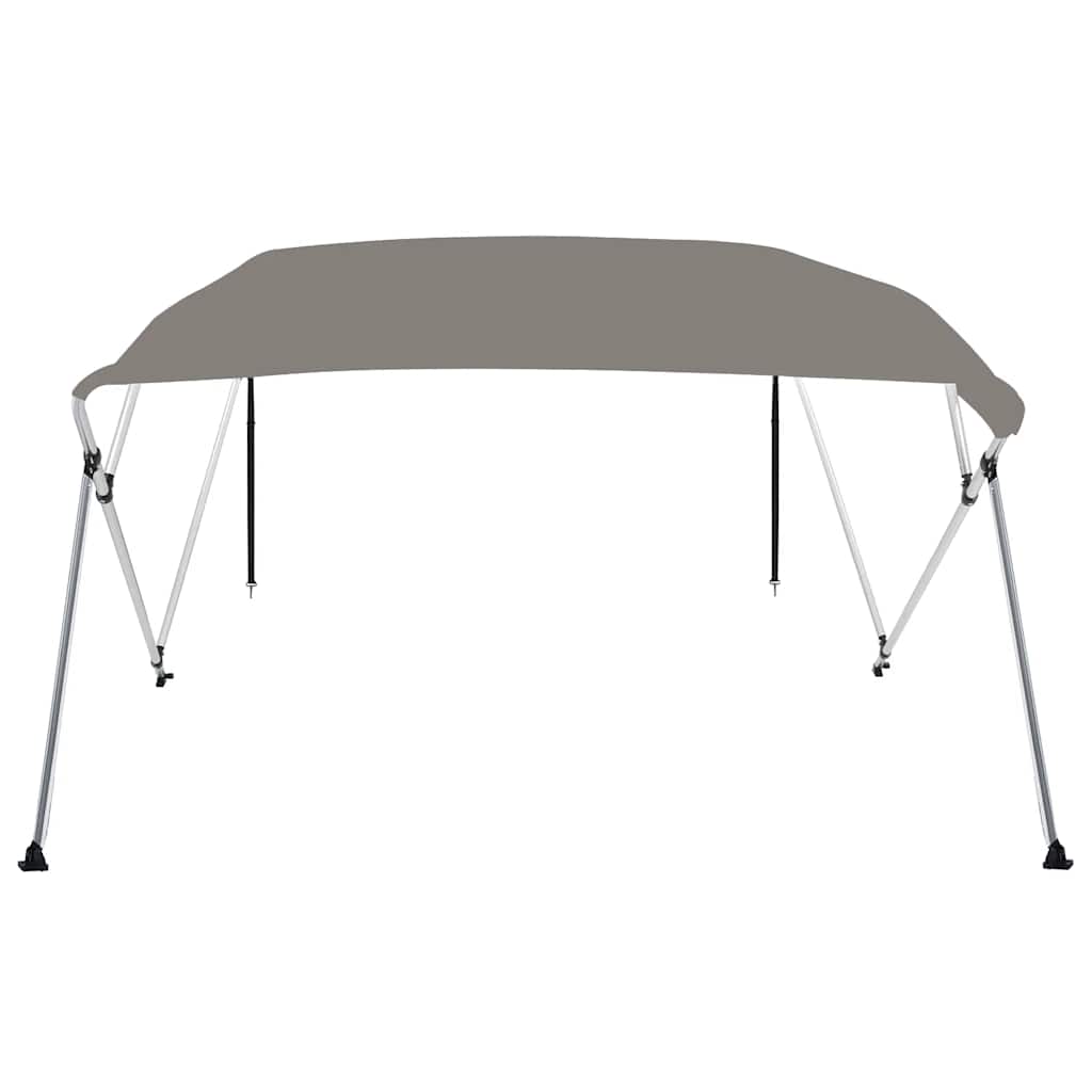 Vidaxl biminitop 4 bogen 243x210x137 cm grijs