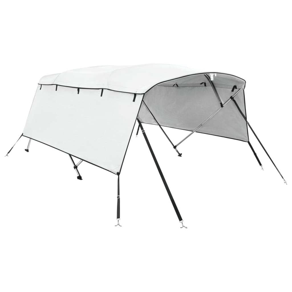 Vidaxl Biminitop 4 Bögen mit Seitenwänden 243 x (185-198) x 137 cm