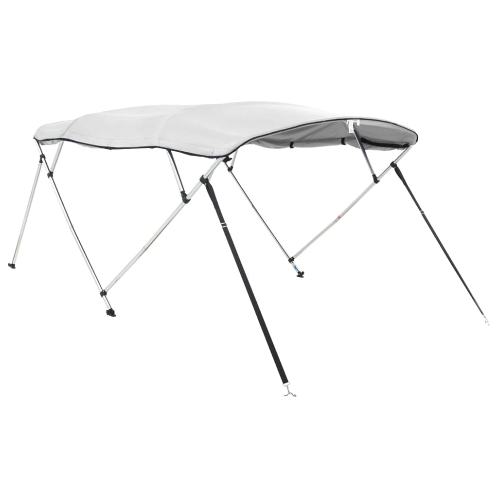 Vidaxl Biminitop 4 Bögen mit Seitenwänden 243 x (185-198) x 137 cm