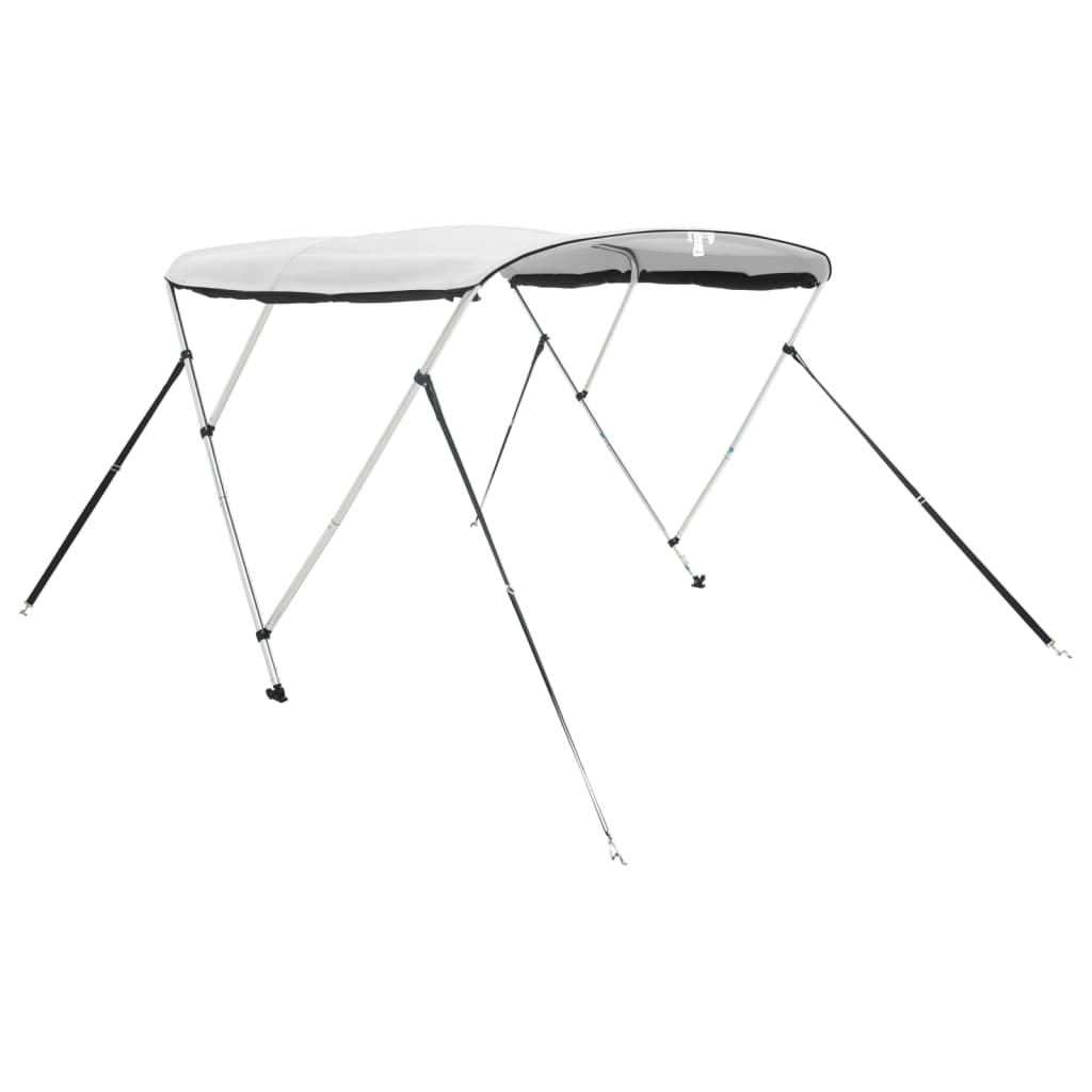 Vidaxl Biminitop mit 3 Bügeln und Netz 183 x (137–152) x 137 cm