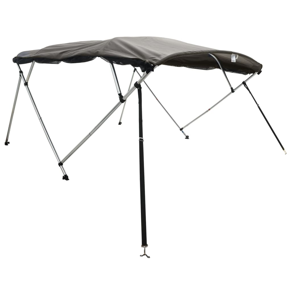 Vidaxl Biminitop 4-Bügel-Dach mit Netz 243 x (185–198) x 137 cm