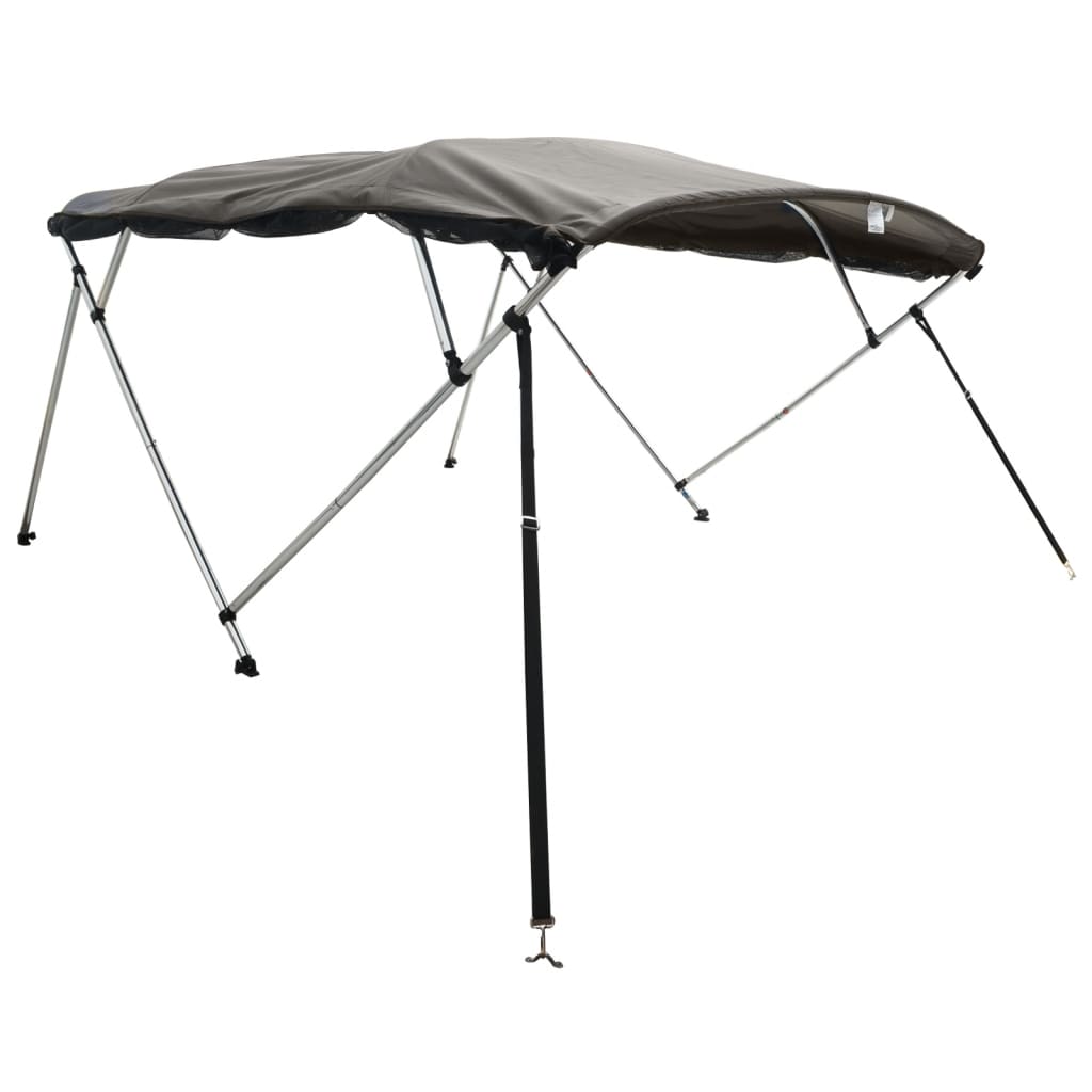 Vidaxl Biminitop 4-Bügel-Dach mit Netz 243 x (230–244) x 137 cm
