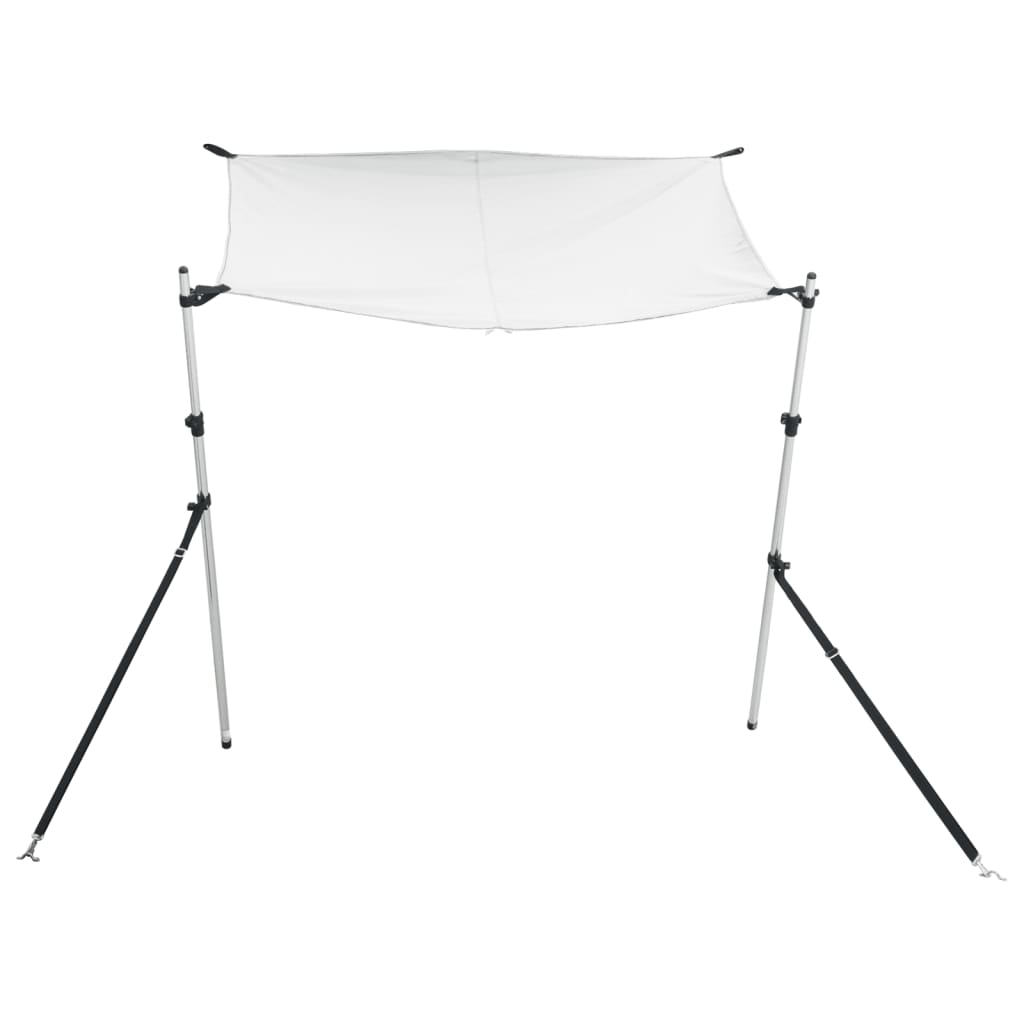 VidaXL Sonnensegel T-Top 170x170x(115-183) cm weiß