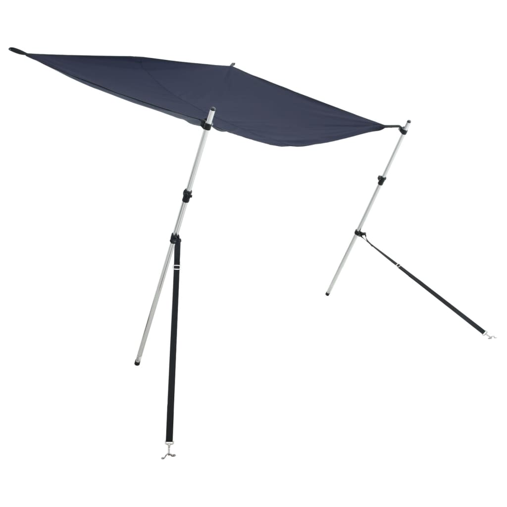 VidaXL Sonnensegel T-Top 170x170x(115-183) cm Blau