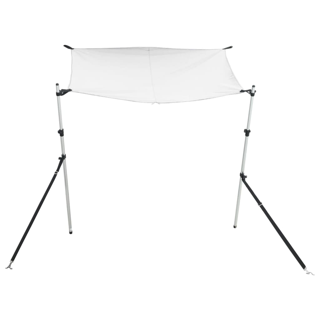 VidaXL Sonnensegel T-Top 170x208x(115-183) cm weiß