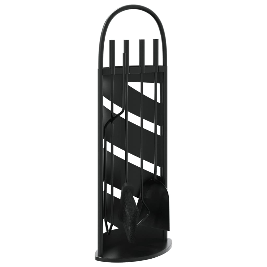 VidaXL 5-teiliges Kamin-Set 23x15x66 cm Stahl