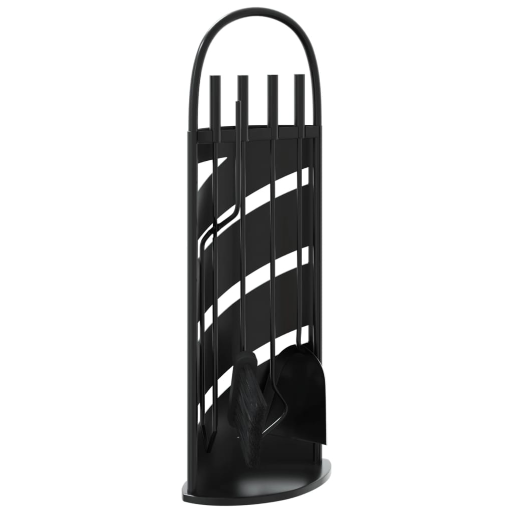 Vidaxl 5-delige openhaardgereedschapset 23x15x66 cm staal