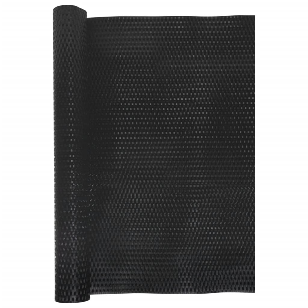 VidaXL Balkon-Sichtschutz 400x80 cm Polyrattan Schwarz