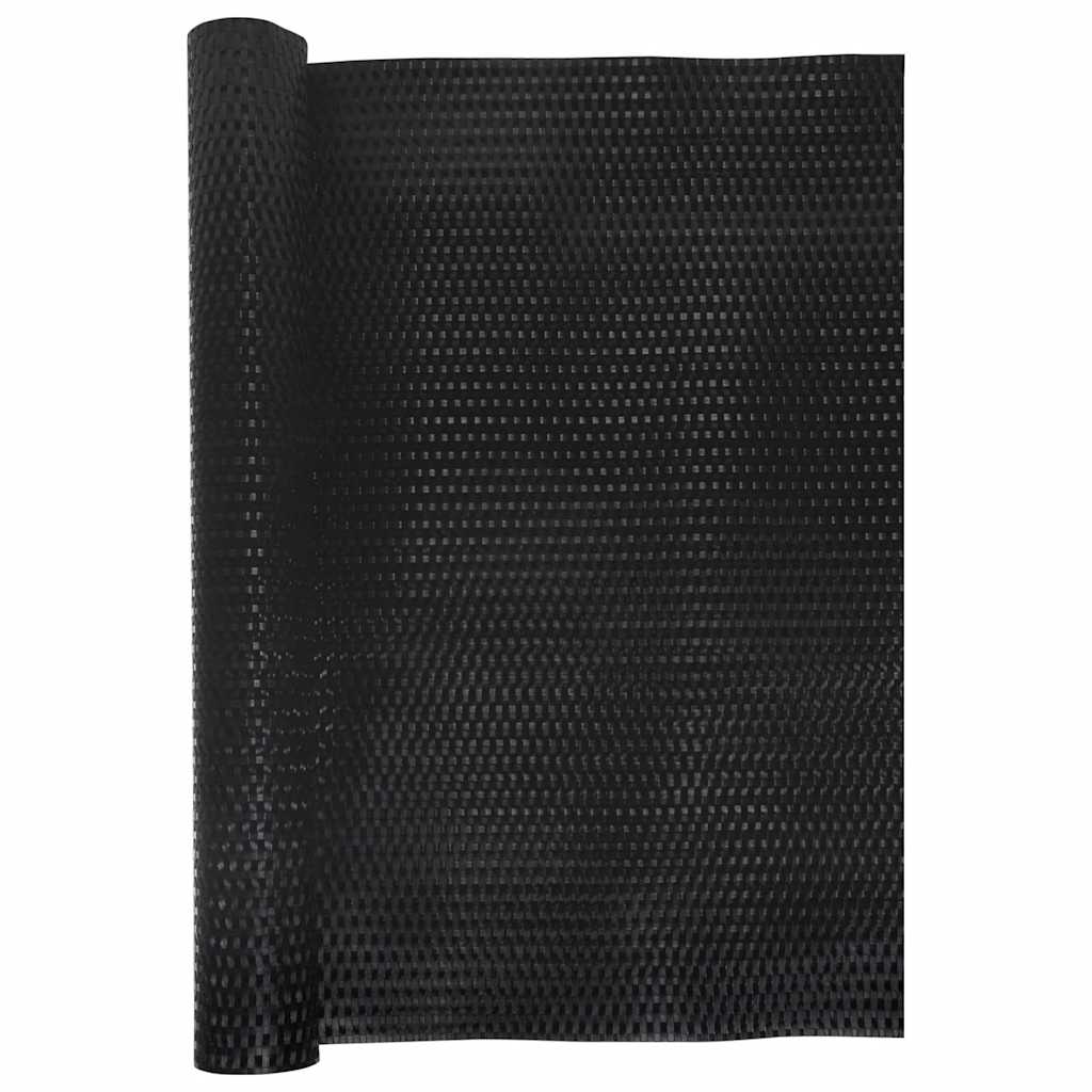 Vidaxl balkonscherm 500x100 cm poly rattan zwart