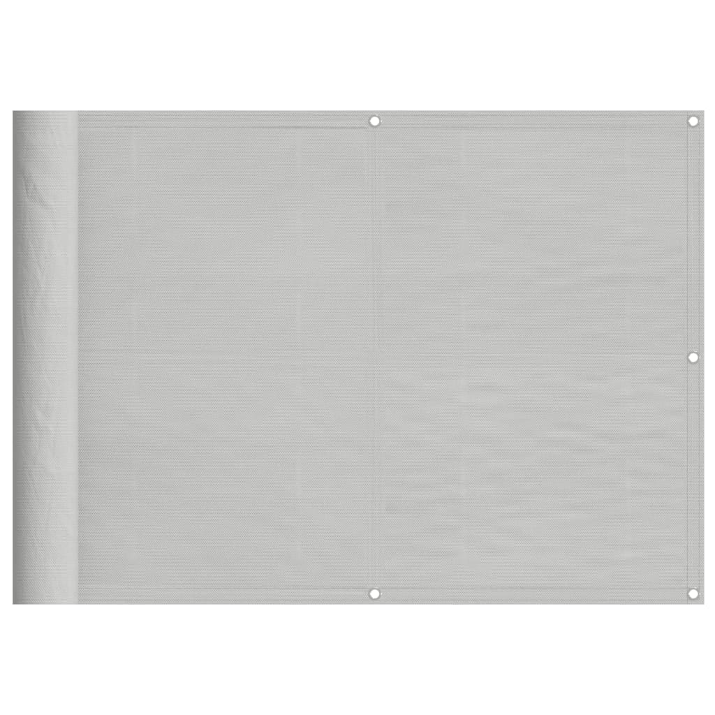 Vidaxl balkonscherm 75x800 cm 100% oxford polyester lichtgrijs