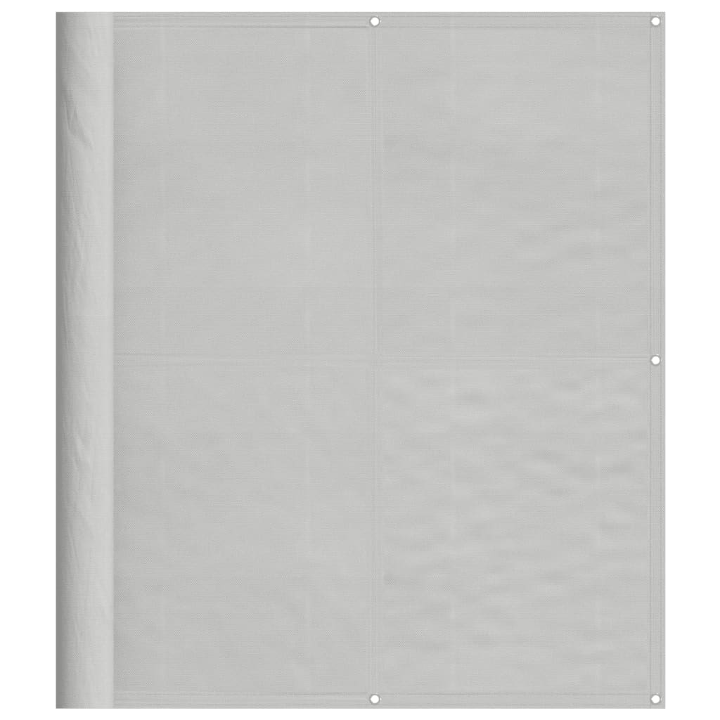 VidaXL Balkon-Sichtschutz 120 x 500 cm, 100 % Oxford-Polyester, Hellgrau