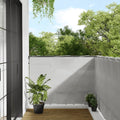 VidaXL Balkon-Sichtschutz 120 x 500 cm, 100 % Oxford-Polyester, Hellgrau