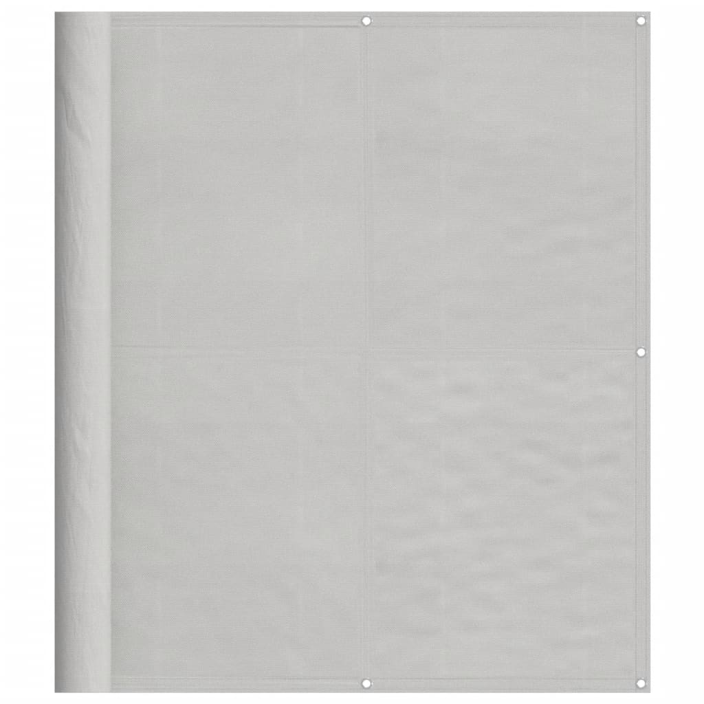 VidaXL Balkon-Sichtschutz 120 x 600 cm, 100 % Oxford-Polyester, Hellgrau