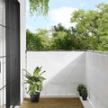 Vidaxl balkonscherm 120x700 cm 100% oxford polyester wit