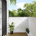Vidaxl balkonscherm 120x800 cm 100% oxford polyester wit