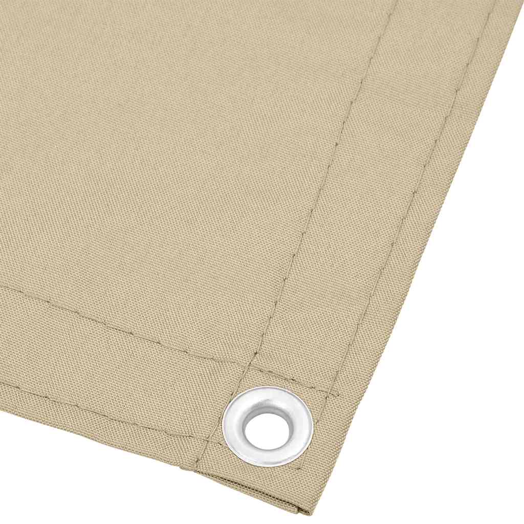 Vidaxl balkonscherm 120x800 cm 100% oxford polyester beige
