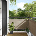 Vidaxl balkonscherm 75x700 cm 100% oxford polyester taupe