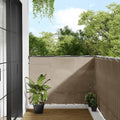 Vidaxl balkonscherm 120x700 cm 100% oxford polyester taupe