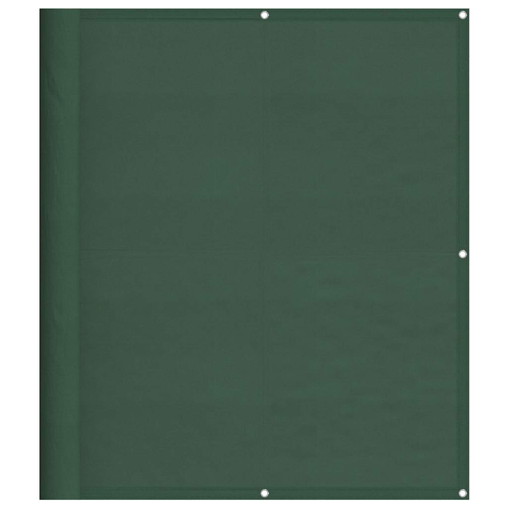 Vidaxl balkonscherm 120x700 cm 100% oxford polyester donkergroen