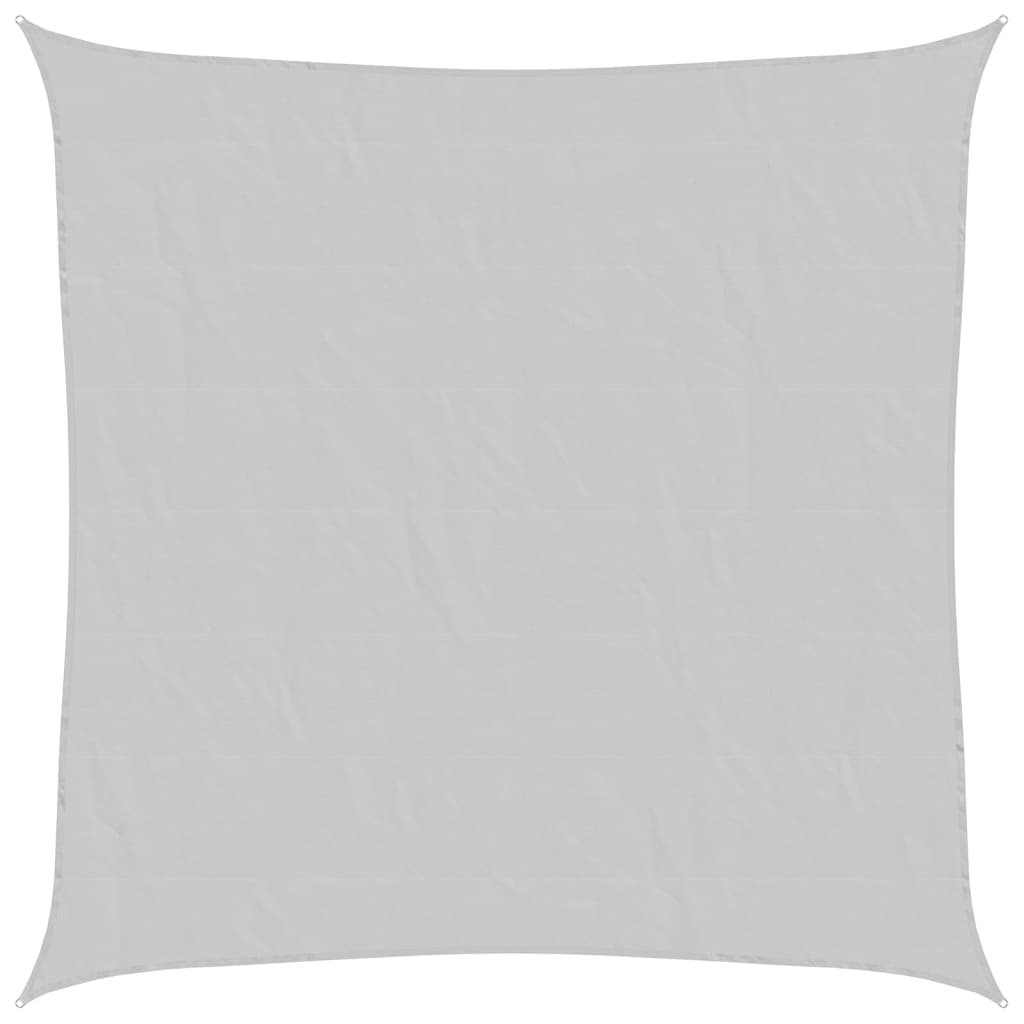 VidaXL Sonnensegel 4x4 m 100% Polyester Oxford Hellgrau
