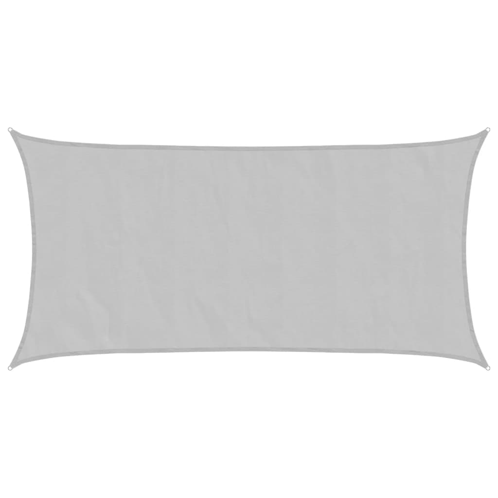 VidaXL Sonnensegel 7x4 m 100% Polyester Oxford Hellgrau