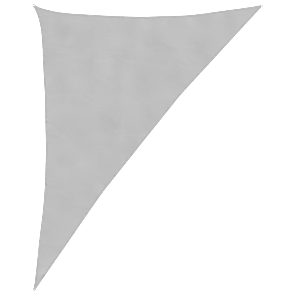 VidaXL Sonnensegel 4x5x6,4 m 100% Polyester Oxford Hellgrau