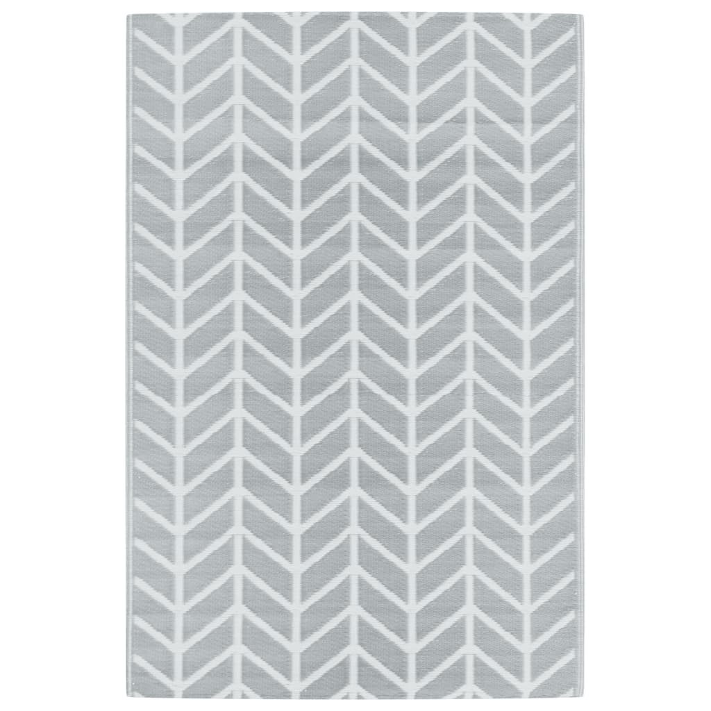 VidaXL Outdoor-Teppich Arakil 120x180 cm PP Grau
