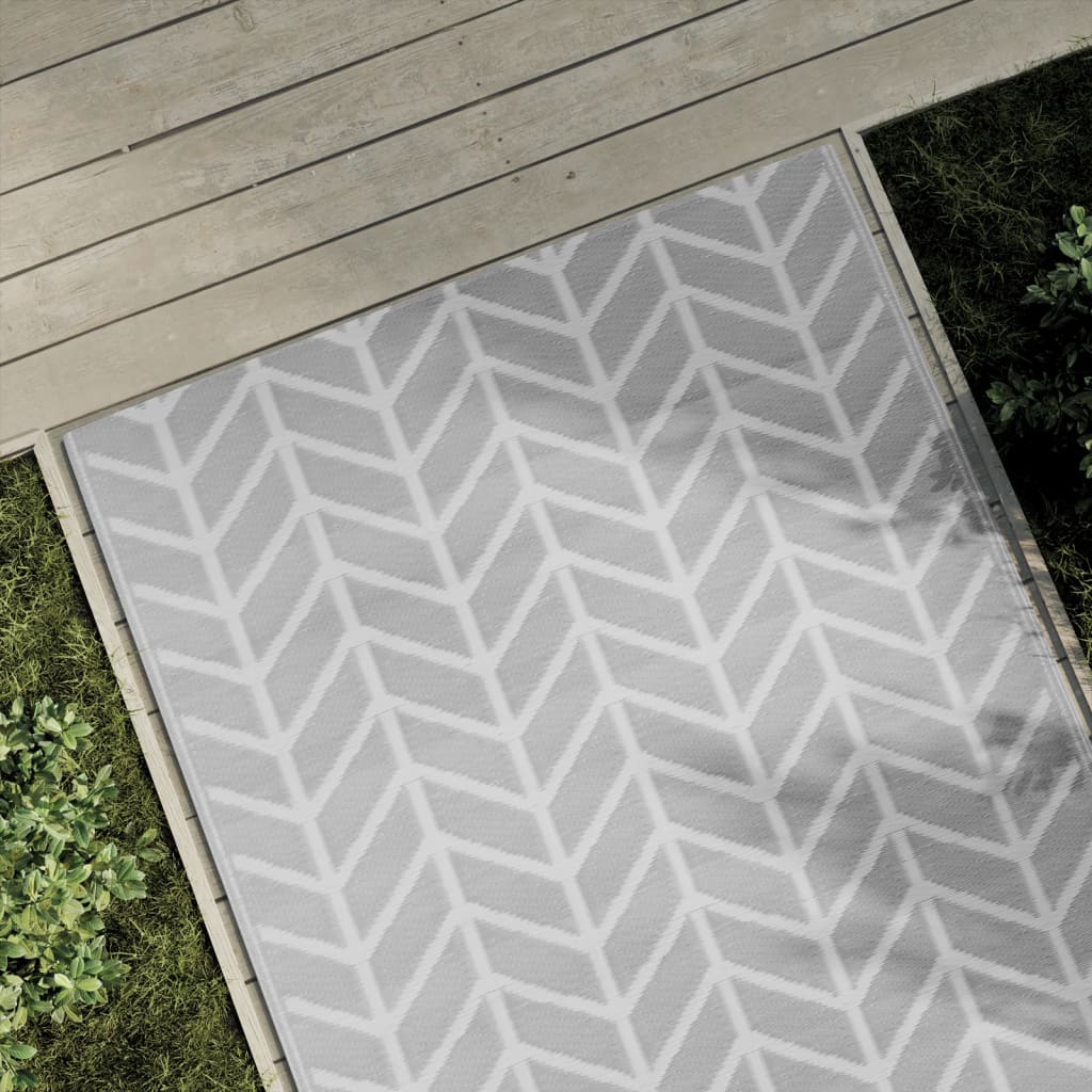 VidaXL Outdoor-Teppich Arakil 120x180 cm PP Grau