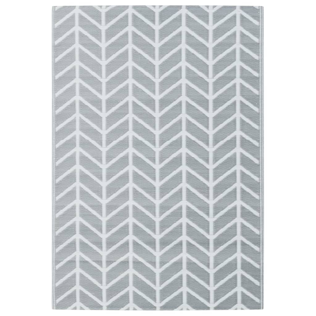 VidaXL Outdoor-Teppich Arakil 160x230 cm PP grau
