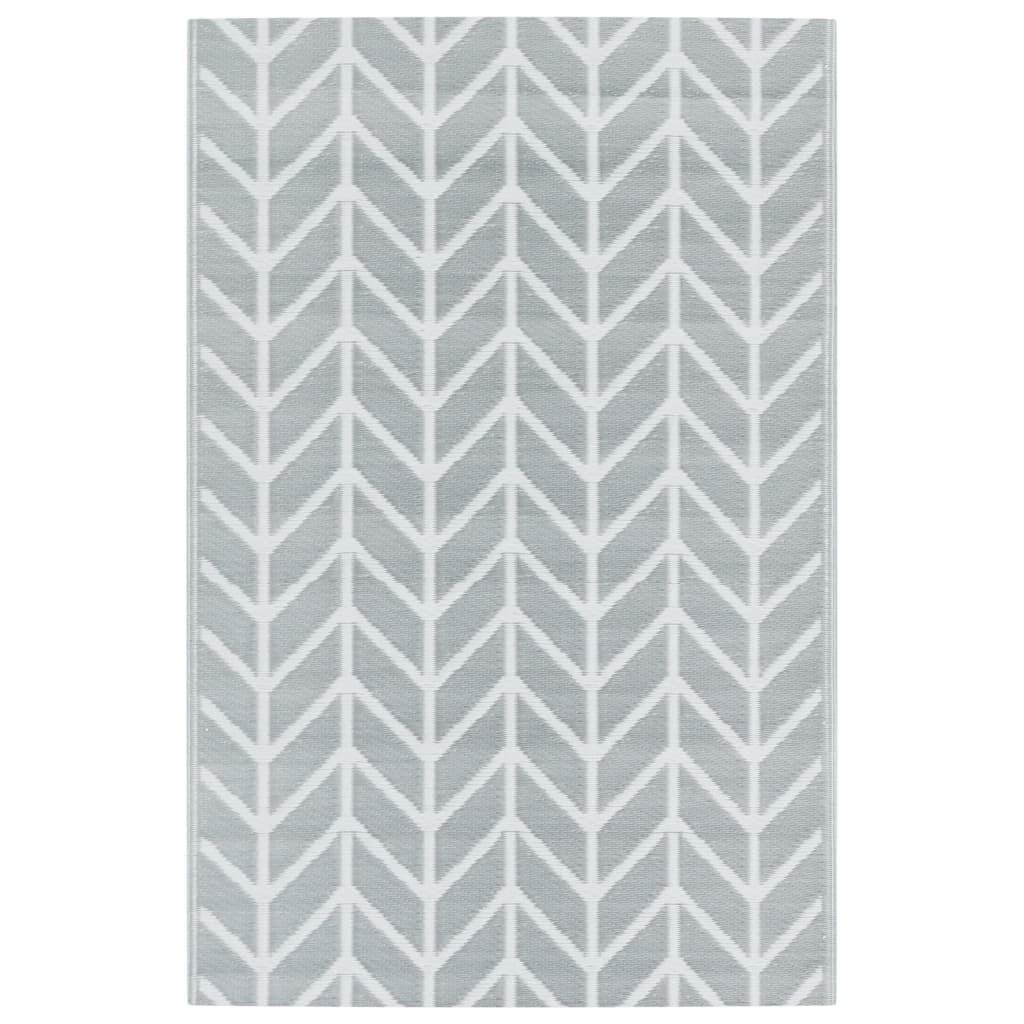 VidaXL Outdoor-Teppich Arakil 190x290 cm PP Grau