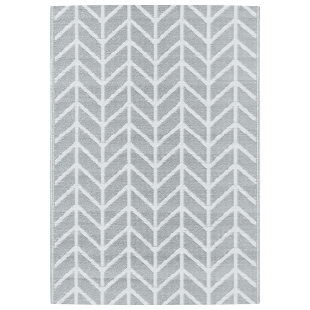 VidaXL Outdoor-Teppich Arakil 140x200 cm PP Grau