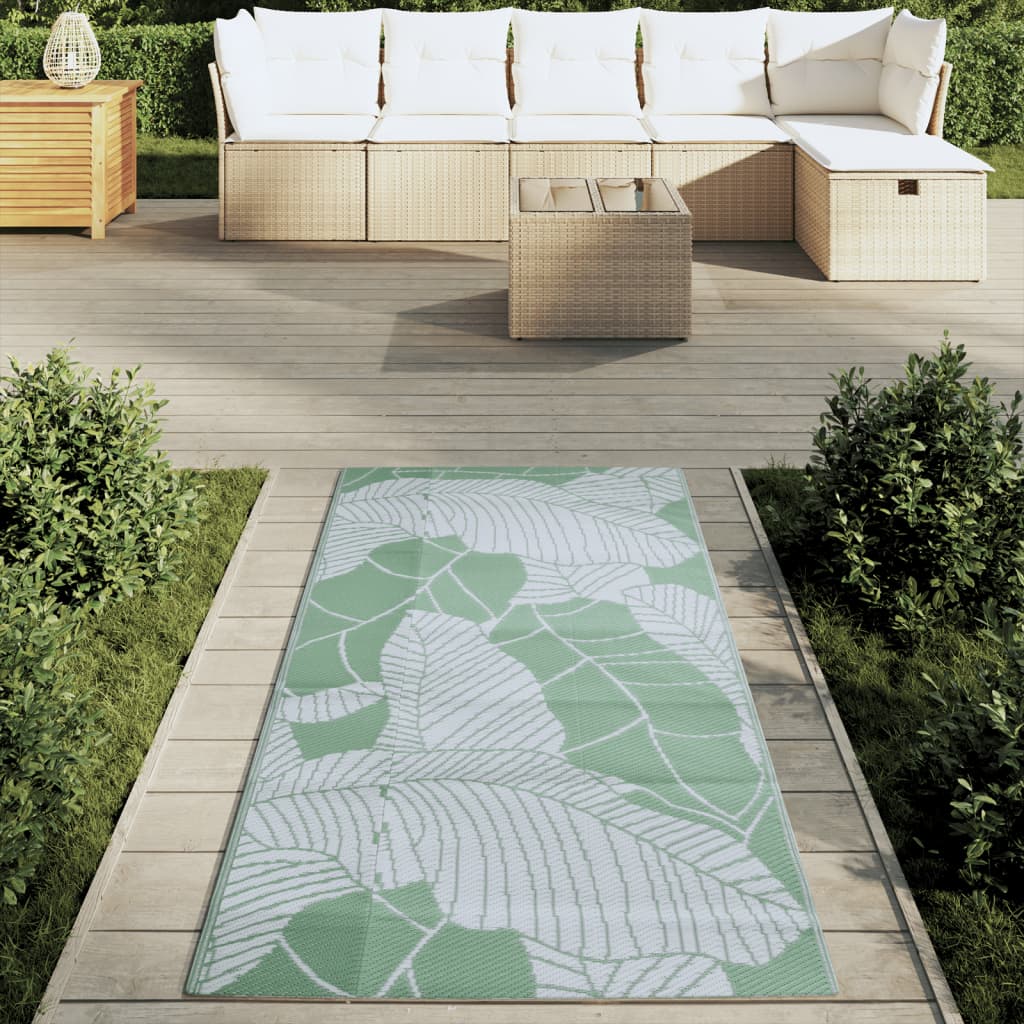 VidaXL Outdoor-Teppich Arakil 80x150 cm Polypropylen Grün