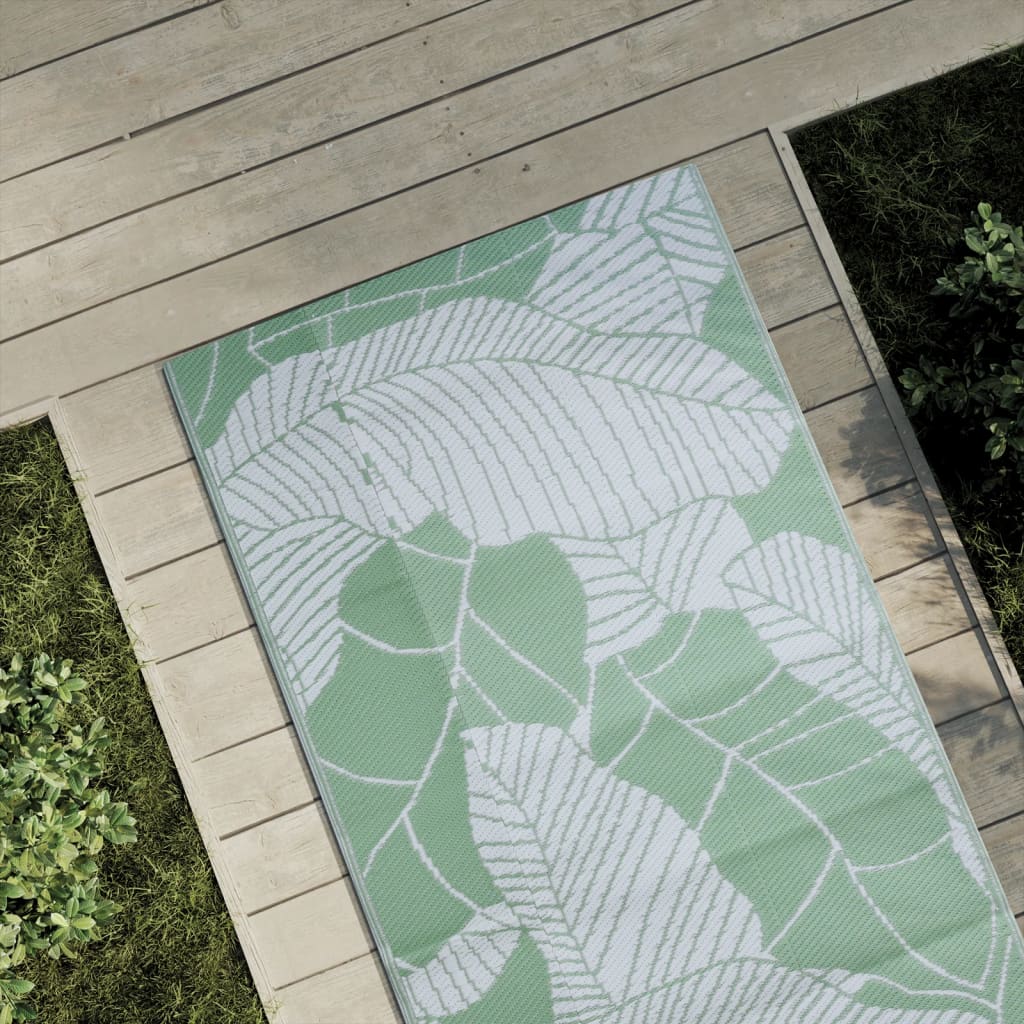 VidaXL Outdoor-Teppich Arakil 80x150 cm Polypropylen Grün