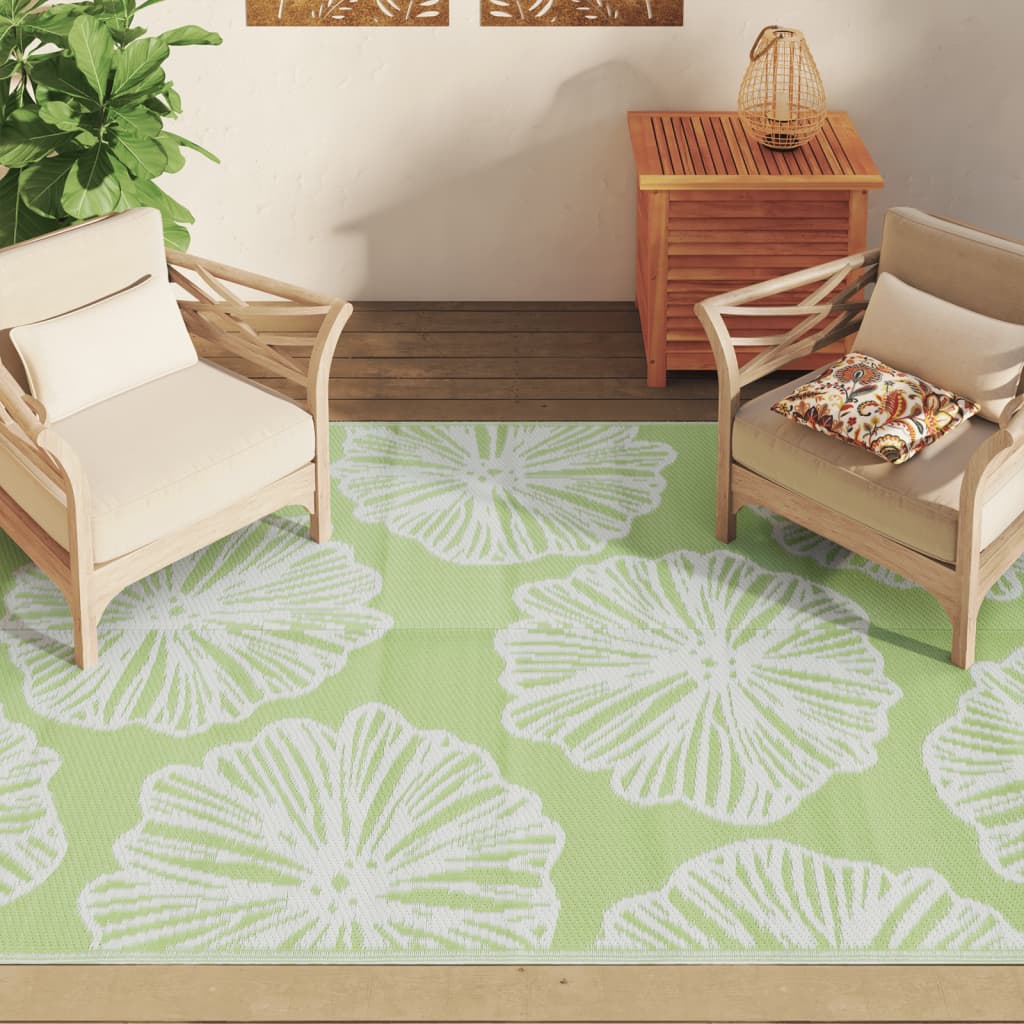 VidaXL Outdoor-Teppich Arakil 160x230 cm PP grün