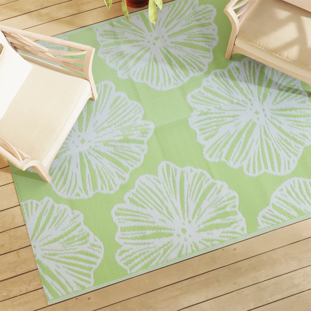 VidaXL Outdoor-Teppich Arakil 160x230 cm PP grün