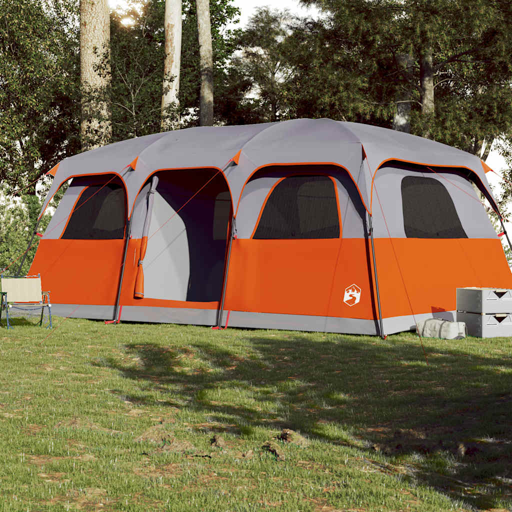 Vidaxl Family 9-Persons wasserdichtes Grau