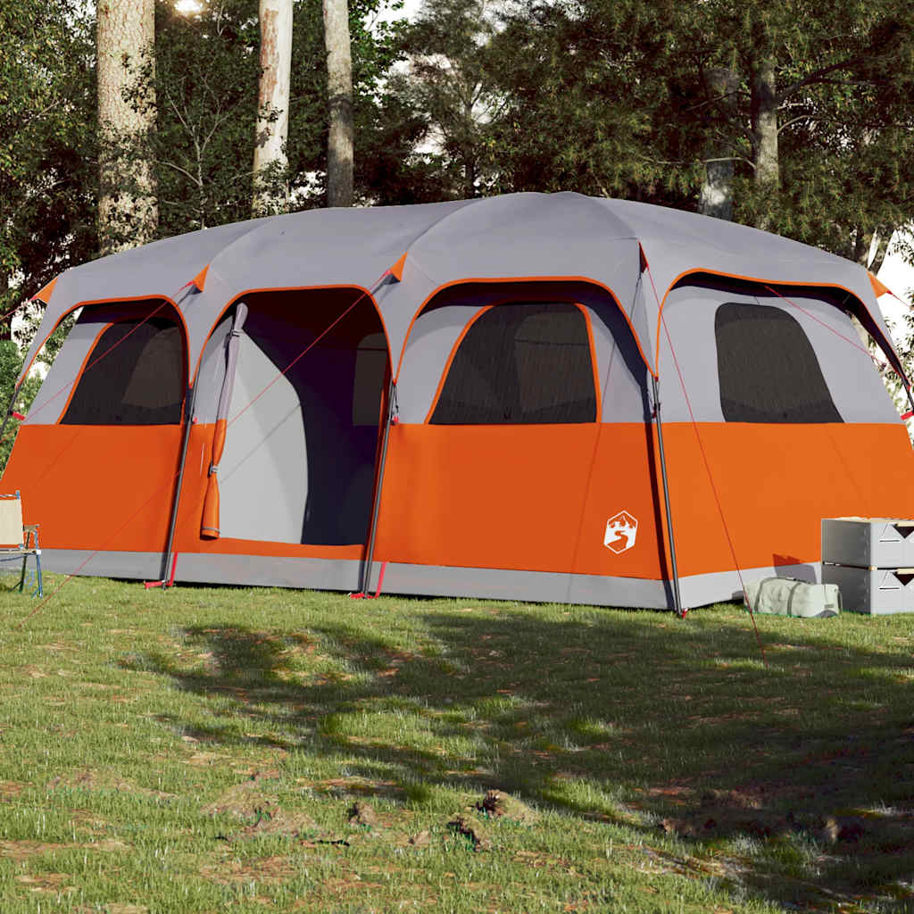 Vidaxl Family 9-Persons wasserdichtes Grau